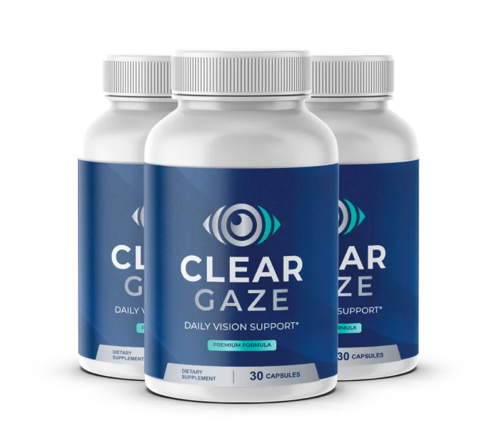 Clear Gaze dietary supplement bottles